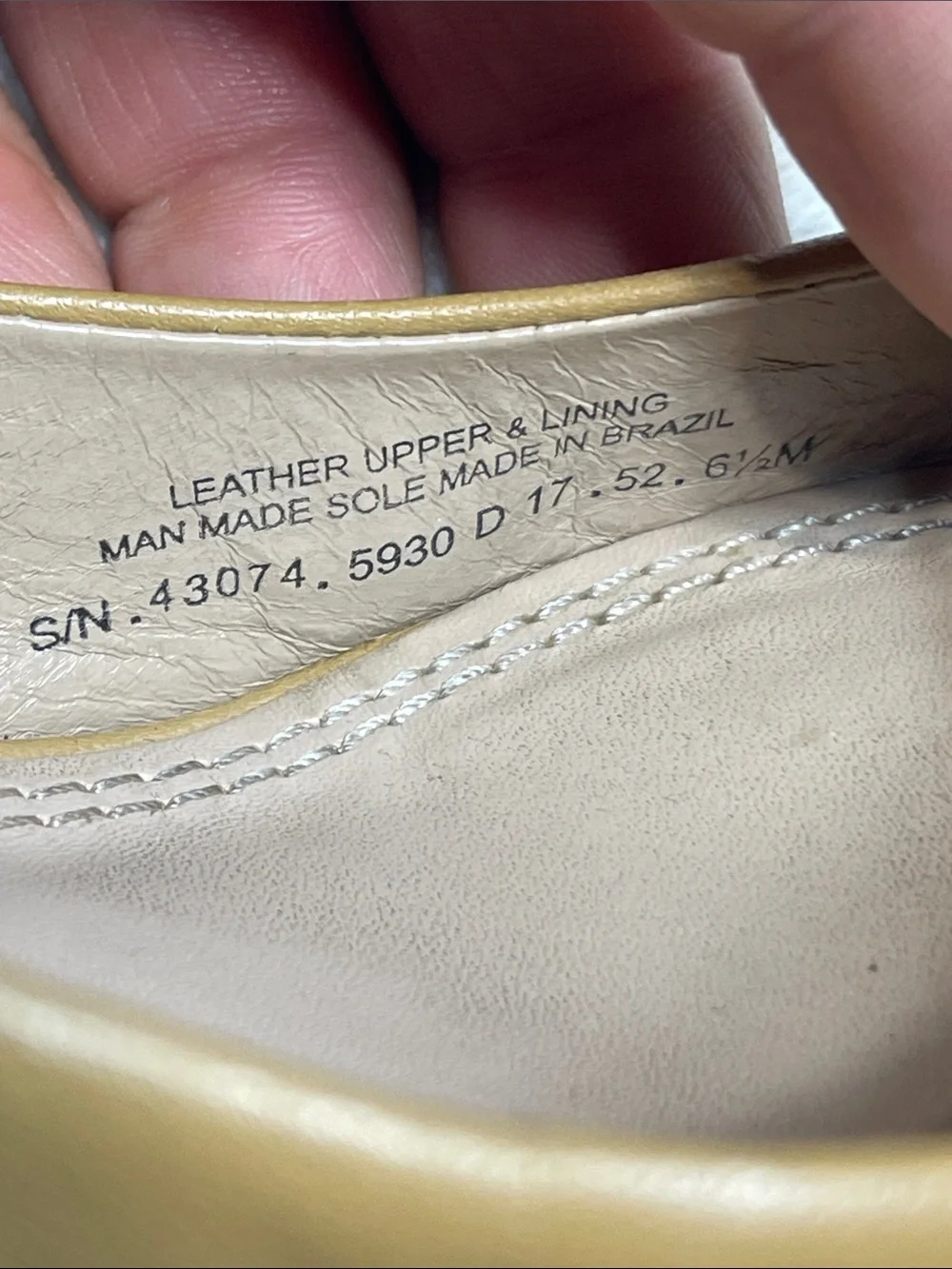 Tory Burch Camel Leather Logo Wedge Pumps Size 6.5
